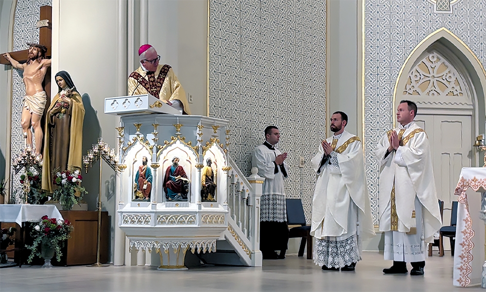 Pastor installed in new St. Thérèse of Lisieux Parish