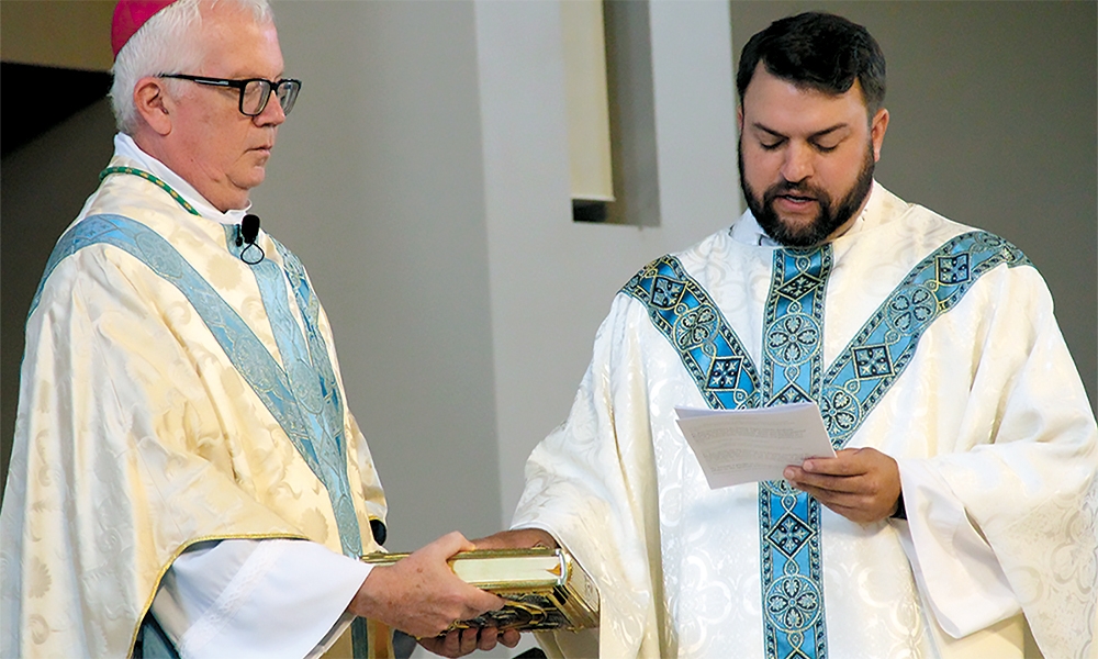 Fr. Joe Baker installed as pastor of St. Maximilian Kolbe Parish